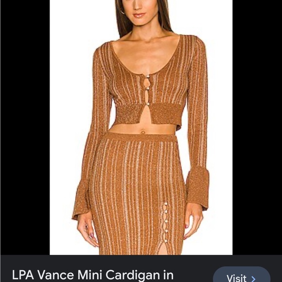 LPA Vance mini cardigan small NWT - Picture 2 of 3